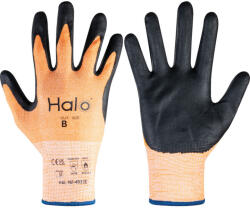 Halo - NITRILBORÍTÁSÚ HABSZIVACS KESZTYŰ CUT 3 BOROSTYÁN SZ. 7 (HAL9614830B)