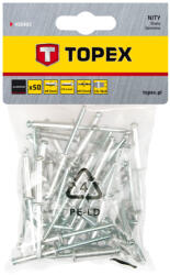 TOPEX Popszegecs 4x13mm, 50db, min. rendelés: 5cs (43E403)