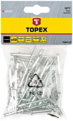 TOPEX Popszegecs 3.2x8mm, 50db, min. rendelés: 5cs (43E301)