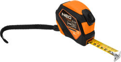 NEO TOOLS Mérőszalag 5m / 19mm, acél, mágneses, autostop+ rögzítő (67-232)