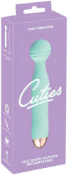  Cuties Mini Wand - akkus, vízálló, masszírozó vibrátor (zöld) - erotikasziget