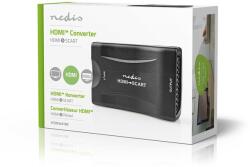 NEDIS videó konverter VCON3461BK, HDMI bemenet, SCART kimenet 1080p (VCON3461BK)