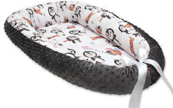 Scamp Minky-vászon babafészek - Penguin Pink