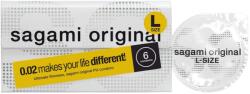 Sagami Original 0.02 L - óvszer - 58mm (6db) - erotikashow