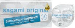 Sagami Original 0.02 - extra síkosított óvszer - 55mm (12db) - erotikashow