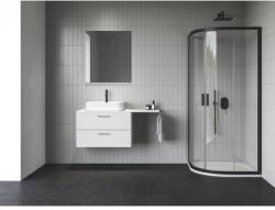 RAVAK Blix II NBLCP4 90x90 zuhanykabin fekete+transparent (3BM70300Z1) - groszmann