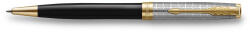 Parker Royal Sonnet Premium Golyóstoll Metál Fekete Arany Klipsz 2119787 (7010599002)