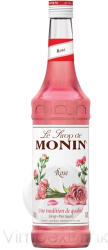 MONIN Rózsa Szirup 0, 7l PAL - delfinbuvar