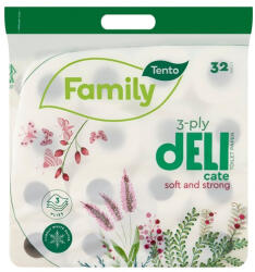 Tento Toalettpapír 3 rét. Deli white 32db - delfinbuvar