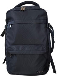 ORMI Easyjet kézipoggyász hátizsák 45 x 36 x 20 cm cipőtartós, bővíthető fekete (le-66881-black)