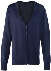 Premier Workwear Cardigan cu nasturi de damă - Albastru marin | 2XL (PR697-1000145723)