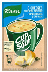 Knorr BÖGRÉS LEVES 17g 3 Sajtos krémleves - delfinbuvar