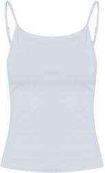 Build Your Brand Maiou damă cu bretele subțiri - Albă | 4XL (BY314-1000391701)