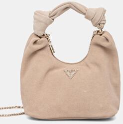 Guess velúr táska ISOTTA - bézs Univerzális méret