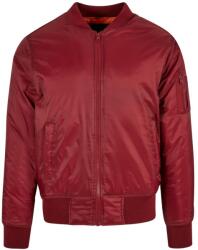Build Your Brand Meleg férfi bomber dzseki - Borvörös | XS (BY030-1000353981)