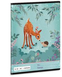 Ars Una 1. osztályos vonalas füzet A5 - My Secret Garden - sünis