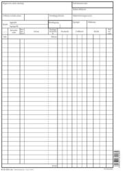 Bluering Raktárkészlet nyilvántartólap A4 B. 12-152 - toptoner