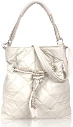  Zellia Női Válltáska C156 Beige Matt - Steppelt - (71070537)