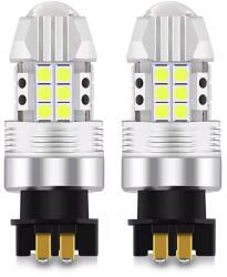 LEDtech PW24W LED izzó égő Jégfehér - Hideg fehér 6500K Canbus 2db-os készlet✔️ N10776301 (PW24W)
