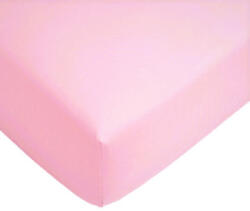  Gumis lepedő pamutvászon alapanyagból 90x200 cm - rózsaszín