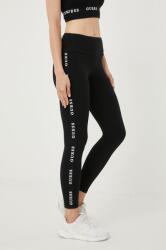 Guess legging ALINE fekete, női, nyomott mintás, V2YB14 KABR0 - fekete XS