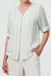 RohBoutique Delicate printed top in viscose , Sage Green , Roh BR2864