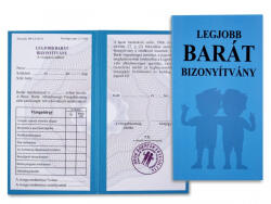  Legjobb Barát - Hivatalos Bizonyítvány (CQ04419)