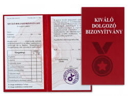  Kiváló Dolgozó - Hivatalos Bizonyítvány (CQ04414)