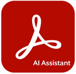 Adobe AI Assistant for Acrobat for teams - Kormányzati, Többnyelvű, Hostolt előfizetés, 12 hónap (30005943CC01A12)