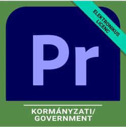 Adobe Premiere Pro - Pro for teams - Kormányzati, Többnyelvű, Új előfizetés, 12 hónap (30002452CC01A12)