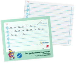 ICO Füzet, tűzött, 245x295 mm, fekvő, 32 lap, 1. osztály, ICO "Süni Meixner (TICSUM1)