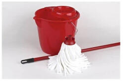 Kefa Brush Kft Felmosó szett moppal 12 literes kicsavaró kosárral kerek (59914)