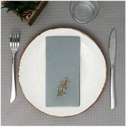 Mapelor Textúrált szalvéta 40x40 cm 1/8 hajtás 50 lap/csomag - szürke