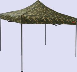 Expodom Gyorsan összecsukható sátor 3x3 m - acél, Oldalfalak nélkül, Terepszínű