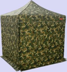 Expodom Gyorsan összecsukható sátor 2x2m - acél, 4 oldalfal, Terepszínű