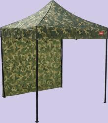 Expodom Gyorsan összecsukható sátor 2x2m - acél, 1 oldalfal, Terepszínű