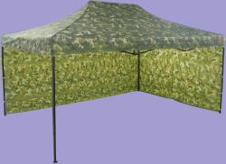 Expodom Gyorsan összecsukható sátor 3x4, 5 m - acél, 2 oldalfal, Terepszínű