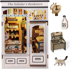 Cutebee Puzzle 3D, Cotor de carte DIY, The scholar's bookstore, Cutebee, 168 piese