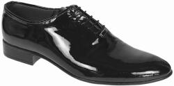Ciucaleti LUX Pantofi barbati eleganti din piele naturala Negru LAC LMOD1NLAC, marimea 38