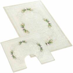 BellaTEX Изтривалка за баня и тоалетна Roses 3D Bellatex Bellatex | Byal | Home | UNI