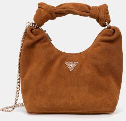 Guess velúr táska ISOTTA - barna Univerzális méret