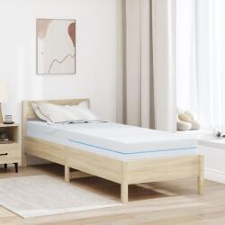 vidaXL Матрак Средно твърдо 70 x 200 cm Бяло (4106287)