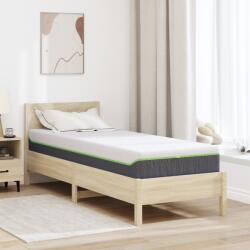 vidaXL Матрак Бяло и сиво 70 x 200 cm Жакардова материя (4106359)