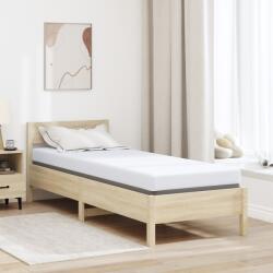 vidaXL Топер за матрак от мемори пяна 80 x 200 cm Thick Меко Бяло (4106243)