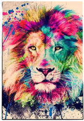  Színes oroszlán kreatív gyémánt kirakó 35*44, 5 cm (KS132497)