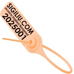ANGELBEAR SET 100 sigilii plastic ANGELBEAR antifurt cu inchidere rapida, etichete pentru sigilare haine, incaltaminte, bagaje, ambalare (C68)
