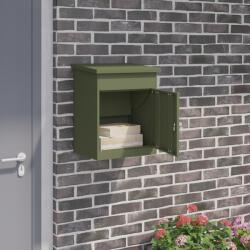 vidaXL Пощенска кутия за пратки Маслиненозелен 47, 5 x 38 x 59 см (874943)