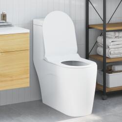 vidaXL Тоалетна седалка Регулирума Бял 50 x 36, 5 x 5 см Полипропилен (42015817)