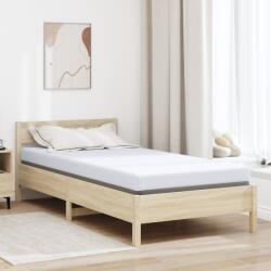 vidaXL Топер за матрак от мемори пяна 120 x 200 cm Thick Меко Бяло (4106247)