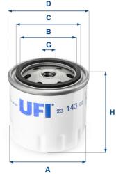 UFI Filtru ulei UFI 23.143. 00 (23.143.00)